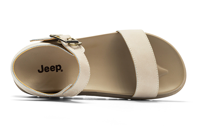 (W) Jeep Retro Sandals 'Simple Beige' 圖 6