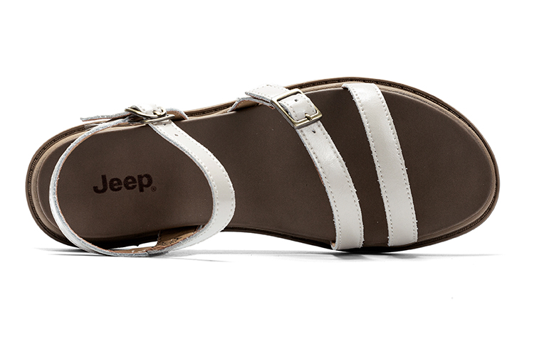 Lookbook Jeep吉普 簡約風格 防滑耐磨 沙灘涼鞋 女款