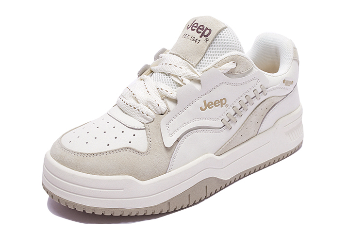 (W) Jeep Thick Sole Low-Top 'White Apricot' 圖 3