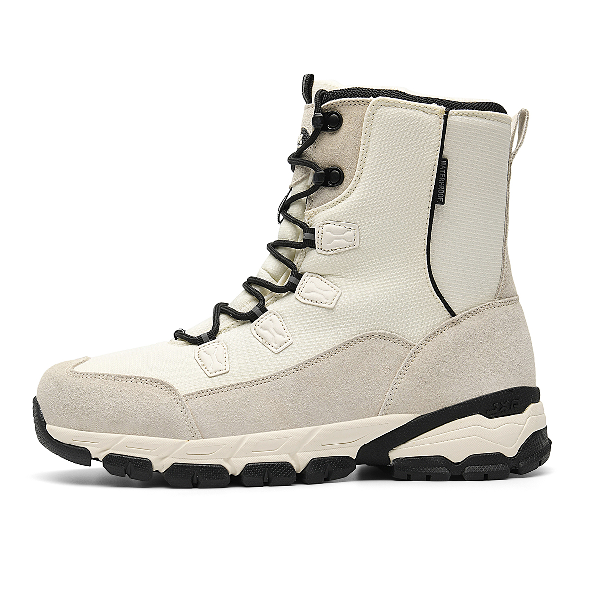 (Women) Jeep Winter High Snow Boots Fur-Lined Thickened Beige. P2310811620