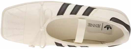 Shop (W) JENNIE x adidas Superstar 方頭芭蕾鞋 ''米白經典黑'' LB3786
