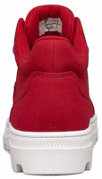 Shop Jeremy Ville x Skechers Roadies 高筒帆布鞋 女款 紅白