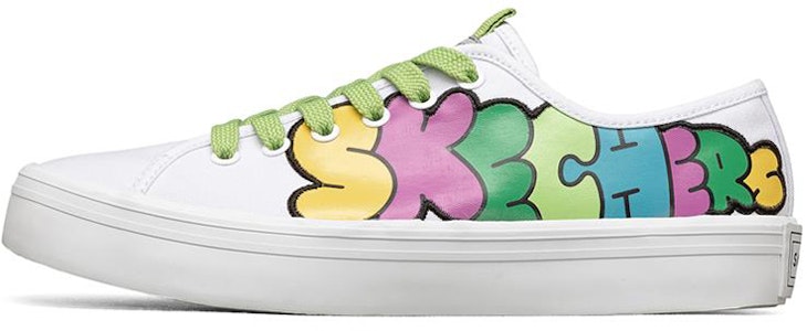 (W) Zapatillas Skechers Jeremyville x V'Lites Low-Top Multicolor 'Blanco' 66666301-WMLT Buy (W) Zapatillas Skechers Jeremyville x V'Lites Low-Top Multicolor 'Blanco' 66666301-WMLT