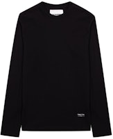 (W) 吉尔·桑达 黑色图案印花长袖圆领T恤 J02GC0110-J20073-001 Order (W) 吉尔·桑达 黑色图案印花长袖圆领T恤 J02GC0110-J20073-001