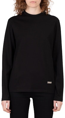 (Women) JIL SANDER Black Graphic Print Long Sleeve Crewneck T-Shirt J02GC0110-J20073-001 Lookbook (Women) JIL SANDER Black Graphic Print Long Sleeve Crewneck T-Shirt J02GC0110-J20073-001