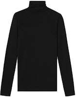 (W) Jil Sander 黑色高領長袖Logo T恤 FW23. J40GC0020J70021-BLACK Lookbook (W) Jil Sander 黑色高領長袖Logo T恤 FW23. J40GC0020J70021-BLACK