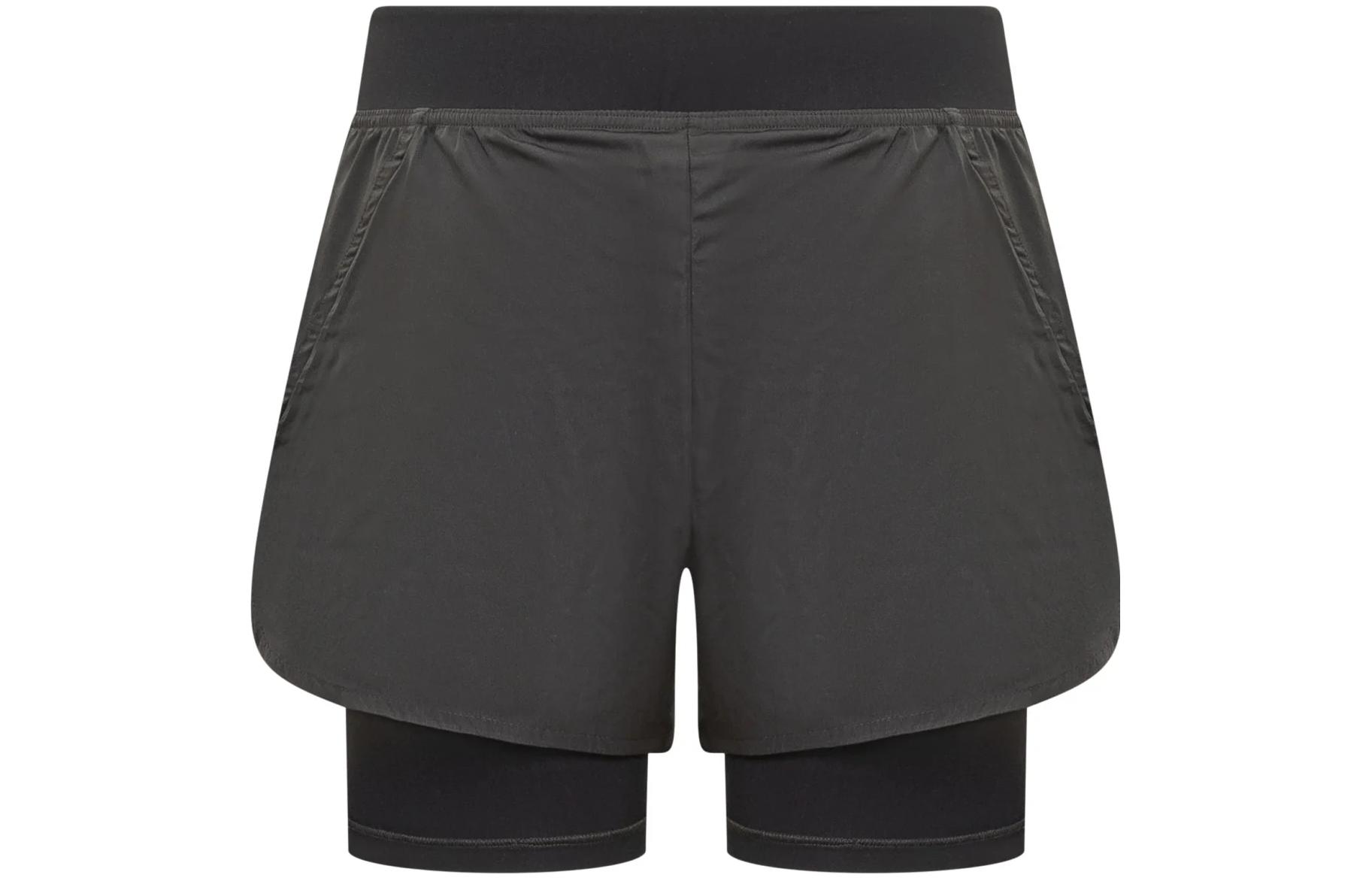 Lookbook (W) 吉尔桑达 黑色标志印花松紧腰宽松短裤. J40KA002-7JTN158-001