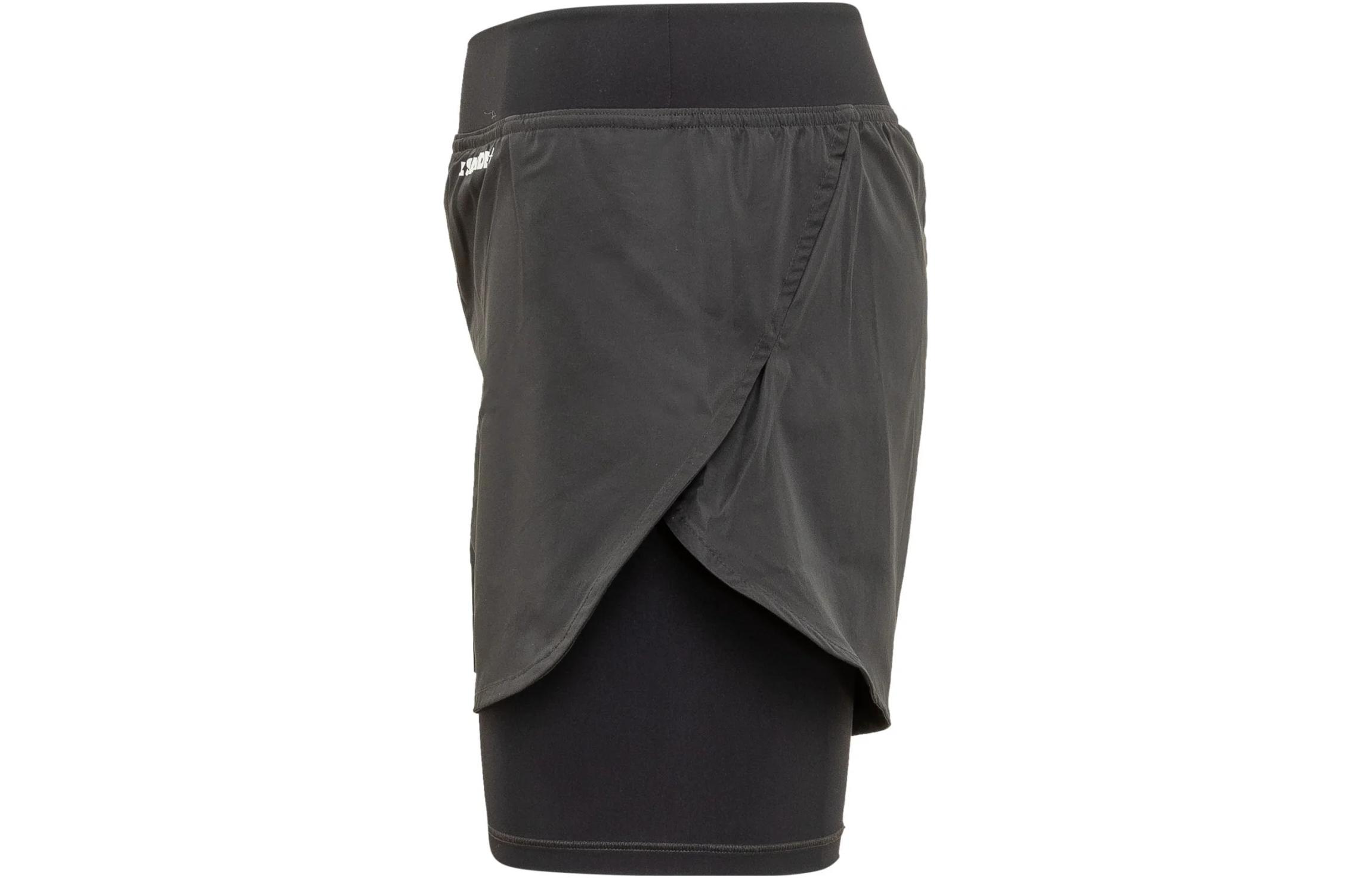 Shop (W) 吉尔桑达 黑色标志印花松紧腰宽松短裤. J40KA002-7JTN158-001