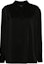 Order (Women) JIL SANDER Black Pleated Long Sleeve Shirt with Pointed Collar J02DL0217J76018-BLACK