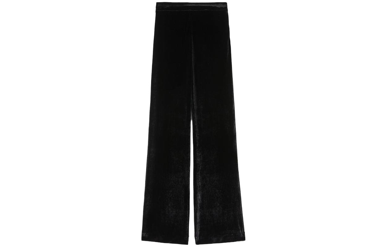 (Women) Jil Sander  Black Relaxed Fit Wide-Leg Knit Casual Pants J52KA0010-J65006-001