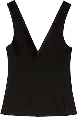 (Women) JIL SANDER Black Solid V-Neck Sleeveless Crop Top. J01NC0126-J40160-001 Buy (Women) JIL SANDER Black Solid V-Neck Sleeveless Crop Top. J01NC0126-J40160-001