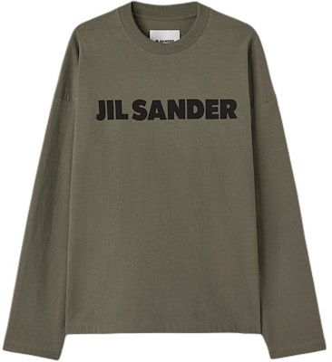 (W) Jil Sander Sweatshirt Oversized Crewneck Lengan Panjang Logo Hijau. J02GC0107J20215312 Order (W) Jil Sander Sweatshirt Oversized Crewneck Lengan Panjang Logo Hijau. J02GC0107J20215312