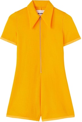 (W) 질 샌더 오버사이즈 칼라 프론트 지퍼 점프수트 오렌지. J02FP0102J20140-ORANGE Buy (W) 질 샌더 오버사이즈 칼라 프론트 지퍼 점프수트 오렌지. J02FP0102J20140-ORANGE