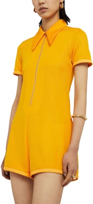 (W) 질 샌더 오버사이즈 칼라 프론트 지퍼 점프수트 오렌지. J02FP0102J20140-ORANGE Purchase (W) 질 샌더 오버사이즈 칼라 프론트 지퍼 점프수트 오렌지. J02FP0102J20140-ORANGE