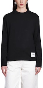 (W) JIL SANDER 寬鬆版印花標誌長袖圓領T恤三件組 黑色 J40GC000-2J45048-001 Lookbook (W) JIL SANDER 寬鬆版印花標誌長袖圓領T恤三件組 黑色 J40GC000-2J45048-001