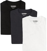 (Women) Jil Sander Plain Round Neck Long Sleeve Casual T-Shirt Pack of 3 J40GC0002JTN254000 (Women) Jil Sander Plain Round Neck Long Sleeve Casual T-Shirt Pack of 3 J40GC0002JTN254000