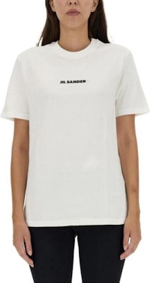(Women) JIL SANDER Pullover Letter Print T-Shirt White J47GC0122J20103102 Lookbook (Women) JIL SANDER Pullover Letter Print T-Shirt White J47GC0122J20103102
