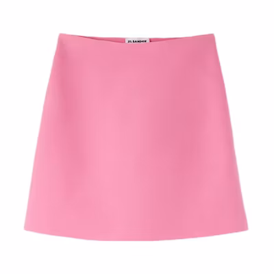 (Women) Jil Sander Slim Fit Pink Zipper Casual Skirt. J02MA0204J19155956