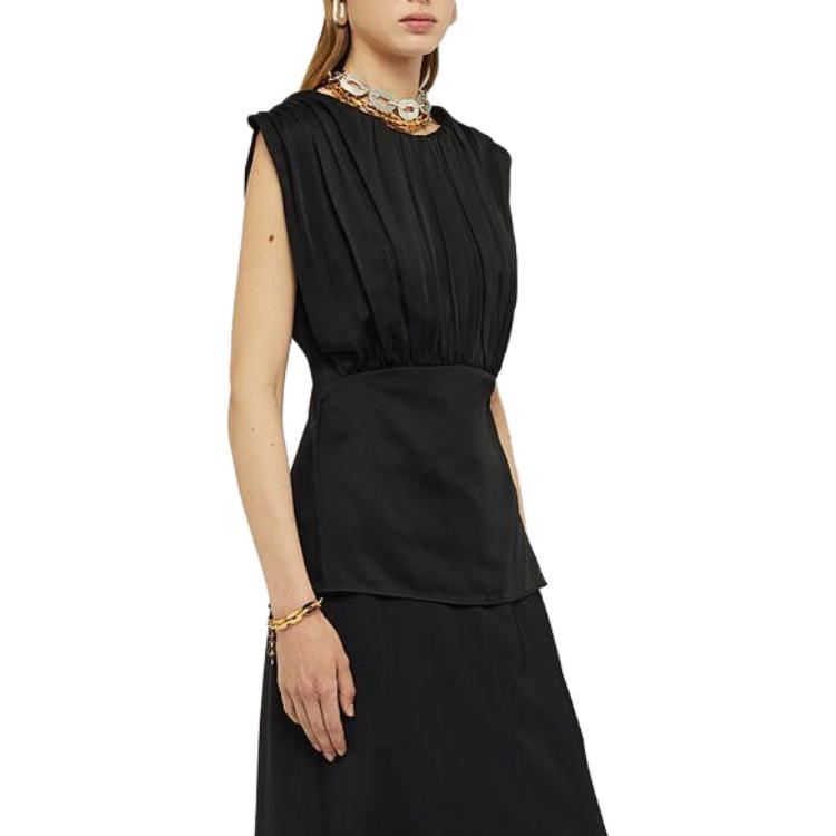 Purchase (Women) JIL SANDER  Slim Fit Zipper Plastic Vest Black Comfortable Design J01NC0132-J76018-001