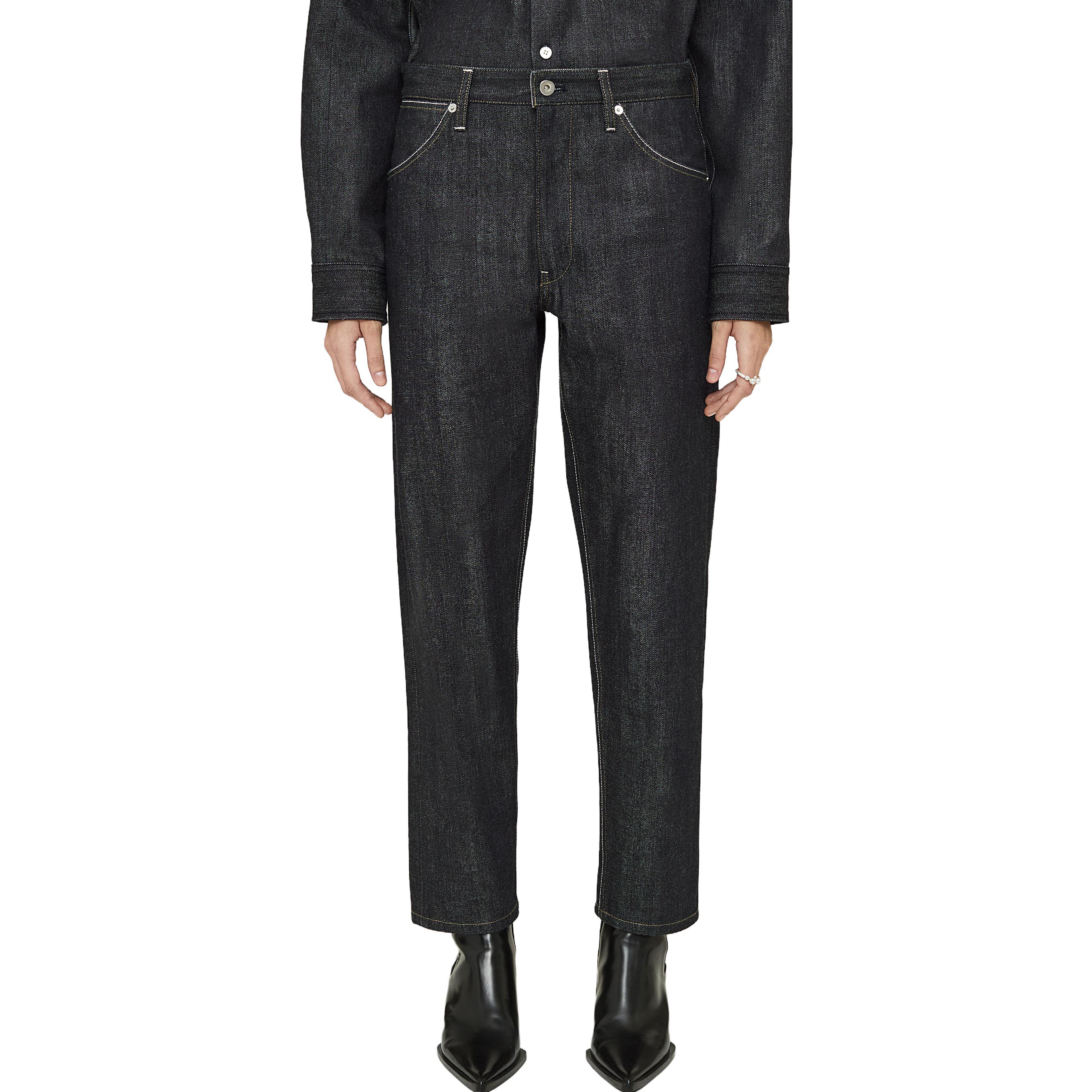 Lookbook (Women) JIL SANDER  Solid Color Straight-Leg Casual Jeans. J04KA0105J45041405