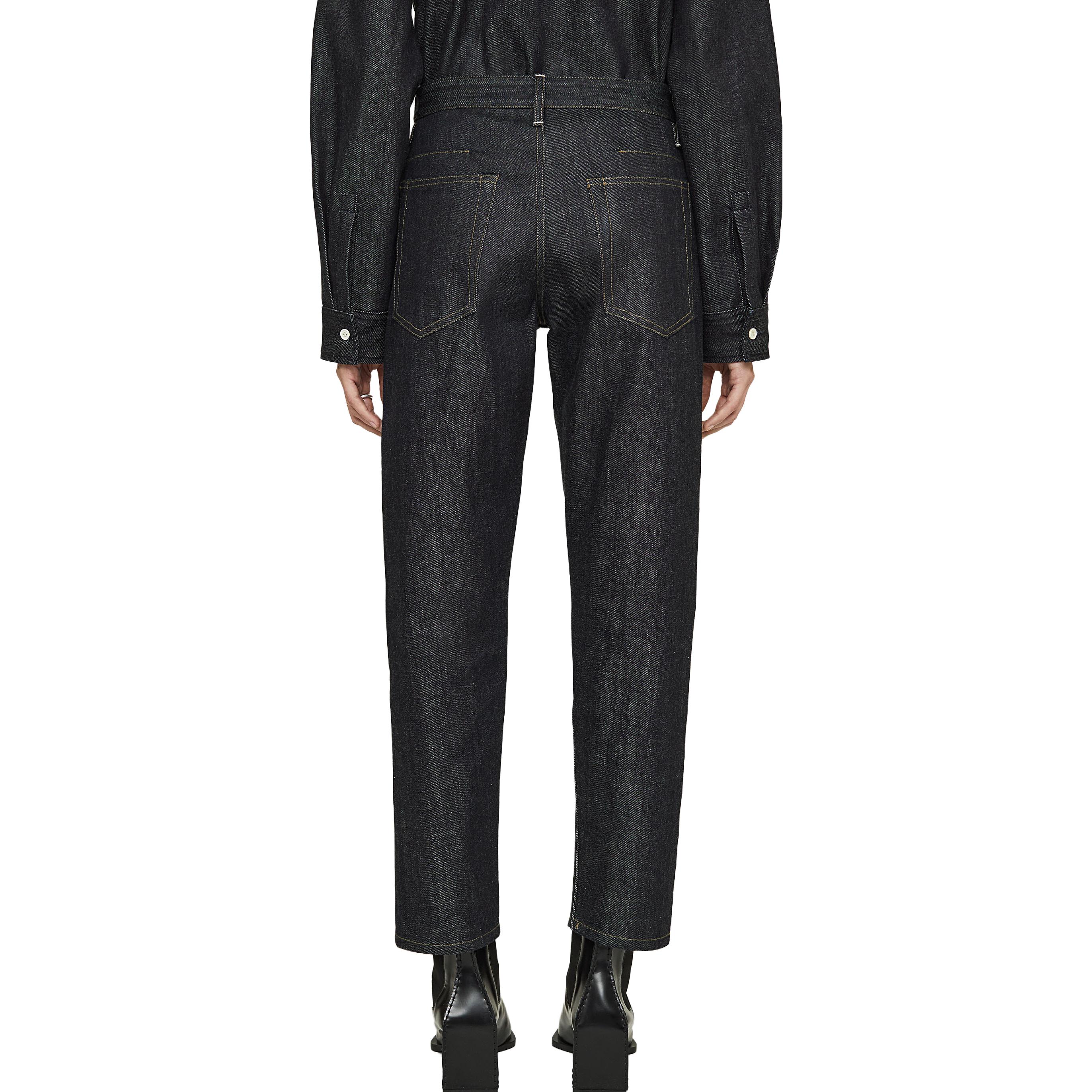 Shop (Women) JIL SANDER  Solid Color Straight-Leg Casual Jeans. J04KA0105J45041405