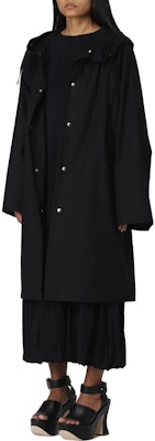 (W) JIL SANDER 寬鬆連帽抽繩大衣 搭配品牌標誌印花外套 J04AH0002J45046-001 Purchase (W) JIL SANDER 寬鬆連帽抽繩大衣 搭配品牌標誌印花外套 J04AH0002J45046-001