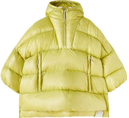 (W) Jil Sander Poncho Zip-Up Down Light Green. J40AF0133J70122-GREEN Order (W) Jil Sander Poncho Zip-Up Down Light Green. J40AF0133J70122-GREEN