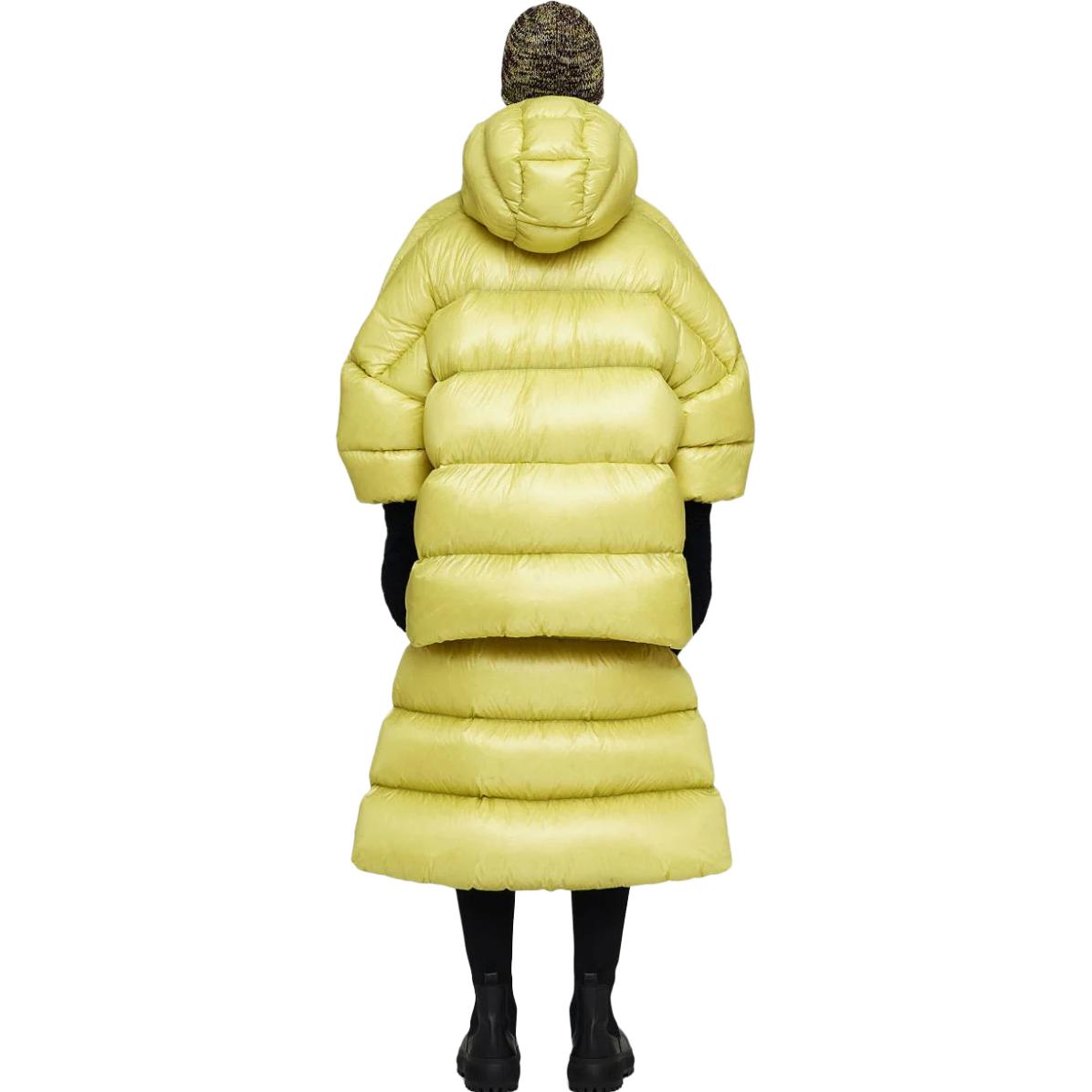 Purchase (W) 질 샌더 솔리드 집업 다운 판초 케이프 라이트 그린. J40AF0133J70122-GREEN