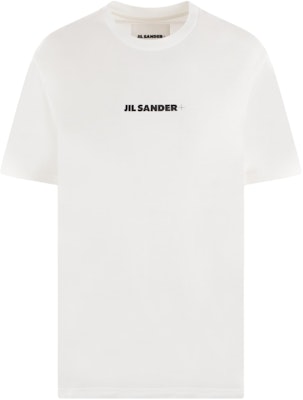 (W) JIL SANDER 白色字母印花落肩款长袖T恤 J40GC0118J20103102 Buy (W) JIL SANDER 白色字母印花落肩款长袖T恤 J40GC0118J20103102