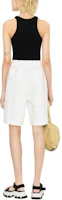 Lookbook (W) JIL SANDER 白色 logo 抽繩腰部休閒短褲 J40KA0121J45039-WHITE