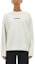 Purchase (Women) JIL SANDER White Logo Print Loose Fit Long Sleeve Pullover Sweatshirt J40GU0001J45050102