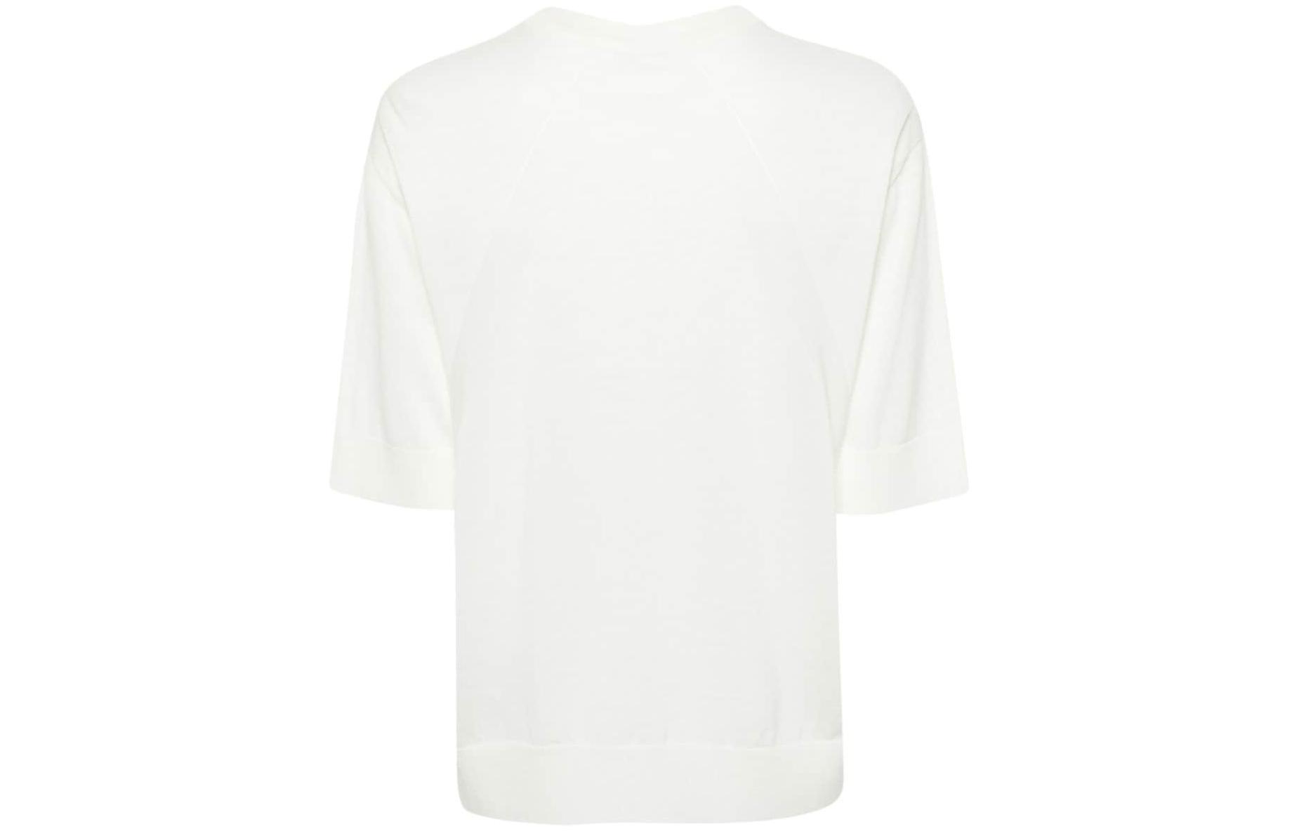 Lookbook (W) JIL SANDER 白色寬鬆舒適圓領T恤 SS24 J04GC0102J14531-WHITE