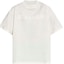 Buy (W) ジルサンダー ホワイト ロゴプリント入り半袖クルーネックTシャツ J03GC0137J20243-WHITE