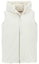 Buy (Women) Jil Sander White Solid Color Sleeveless Zip-Up Hoodie Vest. J40AF0012J70008102