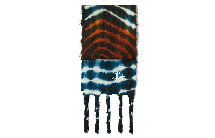 (Women) JIL SANDER  Wool Fringe Scarf - Multicolor Stylish Winter Accessory J40TE0008-J40041-284