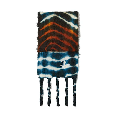 (Women) JIL SANDER Wool Fringe Scarf - Multicolor Stylish Winter Accessory J40TE0008-J40041-284