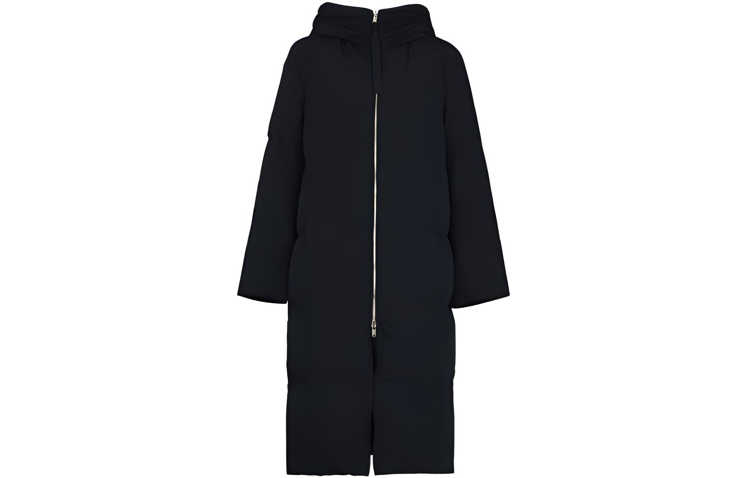 (Women) JIL SANDER FW21 Black Striped Quilted Down Jacket JPPT441594WT441100-402