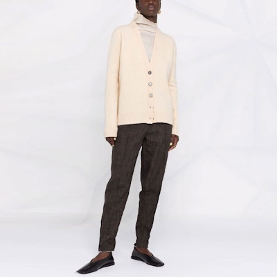 (W) Jil Sander FW21 米黃色羊毛針織毛衣 條紋設計 JSPT752051WTY20408-109 Lookbook (W) Jil Sander FW21 米黃色羊毛針織毛衣 條紋設計 JSPT752051WTY20408-109