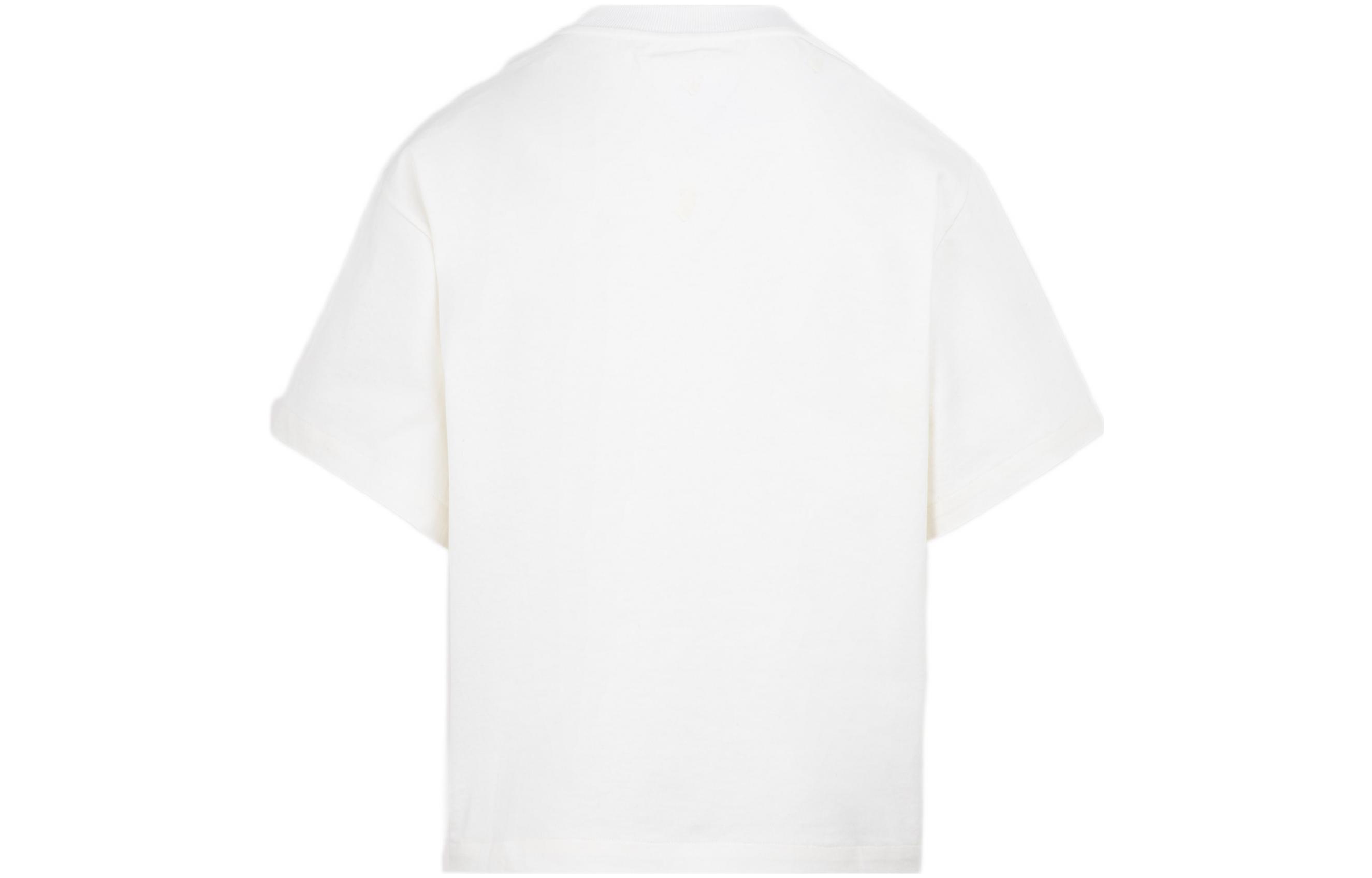 Lookbook (W) JIL SANDER FW22 米色印花logo圆领T恤. J02GC0001-J45047-102