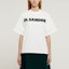 Purchase (W) JIL SANDER FW22 米色印花logo圆领T恤. J02GC0001-J45047-102