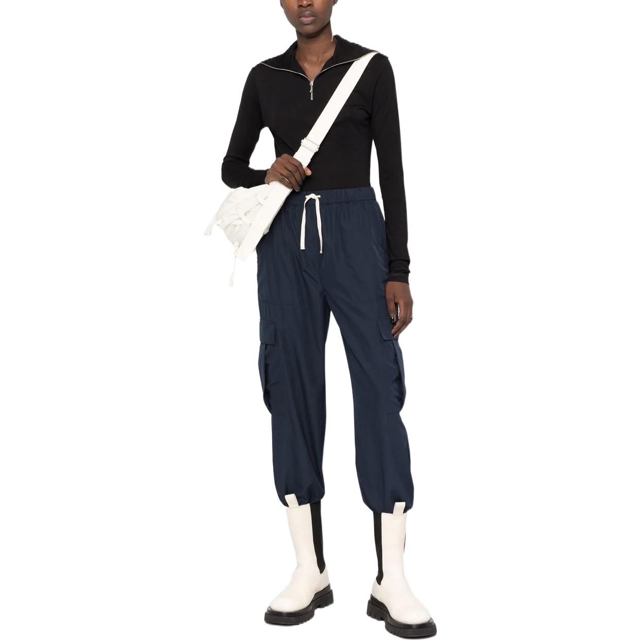 Lookbook (W) JIL SANDER FW22 黑色徽標印花半拉鍊針織毛衣 J40GC0021-J70021-001