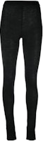 (Women) Jil Sander FW22 Black Solid Logo Print Leggings J40KA0029-J70021-001 (Women) Jil Sander FW22 Black Solid Logo Print Leggings J40KA0029-J70021-001