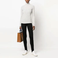 Lookbook (W) Jil Sander 2022秋冬 黑色純色Logo印花緊身褲 J40KA0029-J70021-001