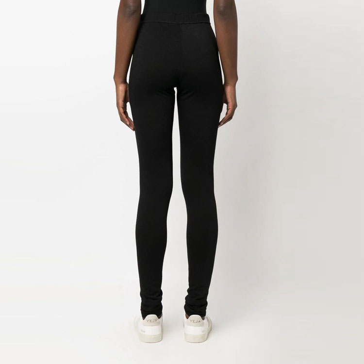 Shop (W) 吉尔桑德 2022秋冬款 黑色标志印花紧身裤 J40KA0029-J70021-001