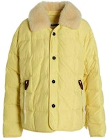 (Women) Jil Sander FW22 Detachable Collar Quilted Jacket Yellow J40AF0008-JTN026-739 (Women) Jil Sander FW22 Detachable Collar Quilted Jacket Yellow J40AF0008-JTN026-739