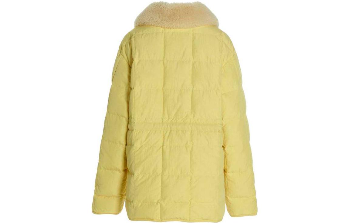 Lookbook (Women) Jil Sander FW22  Detachable Collar Quilted Jacket Yellow J40AF0008-JTN026-739