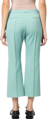 (Women) JIL SANDER FW22 Green Cropped Mid-Rise Casual Pants J02KA0014-J70011-447 Shop (Women) JIL SANDER FW22 Green Cropped Mid-Rise Casual Pants J02KA0014-J70011-447
