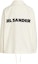 Order (Women) JIL SANDER FW22 Minimalist White Single-Breasted Jacket with Back Logo. J04AM0001J45063-103