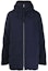 Buy (Women) Jil Sander FW22 Navy Blue Zip-Up Hooded Jacket J40AF0014-J70008-402