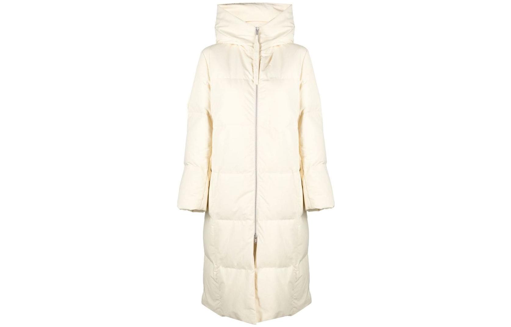 Order (Women) JIL SANDER FW22  Off-White Zip-Up Hoodie Jacket J40AF0013-J70008-279